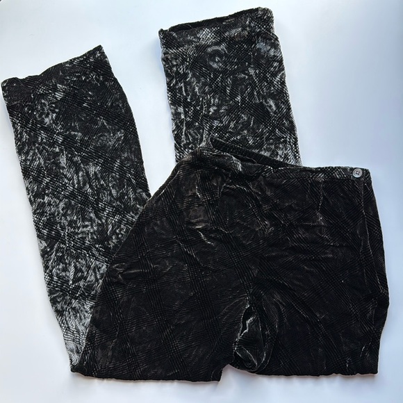 Harold’s Crushed Velvet Drawstring Party Pants Size 2 - Picture 1 of 8
